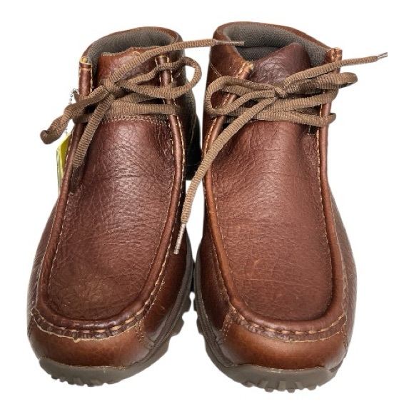SUREWAY 620M Men\'s Sz 9 Metal Free Lace Slip Resistant Brown Chukka Boots NWT main image 6
